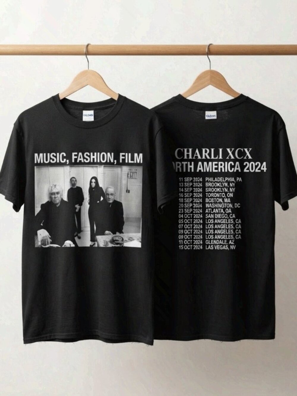 Charli XCX T Shirt North America 2026 Tour Dates Tee reprint